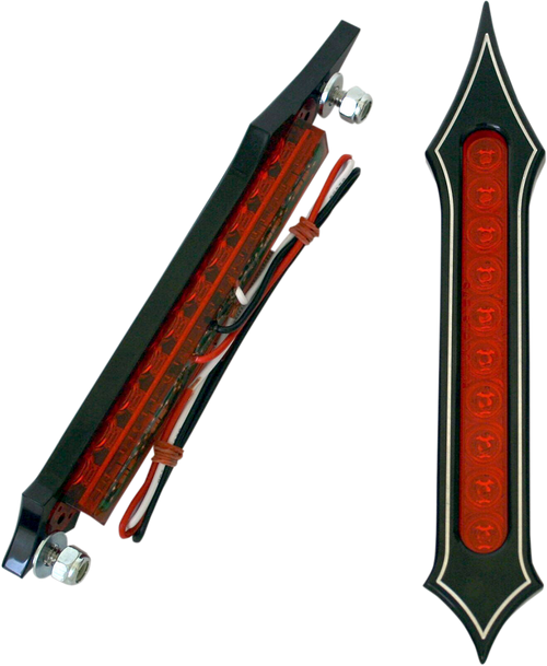 ACCUTRONIX Bag Light - Tribal Slotted - Red Lens - Night Series BL01-LSN — image 1
