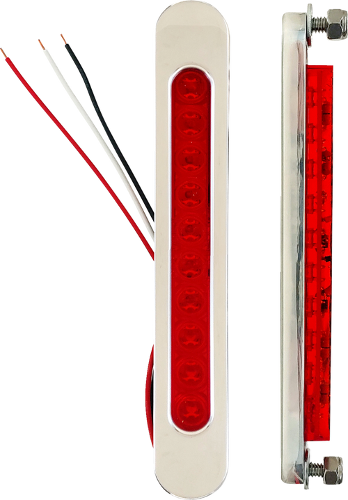 ACCUTRONIX Bag Light - Red Lens - Chrome BL01-OC — image 1