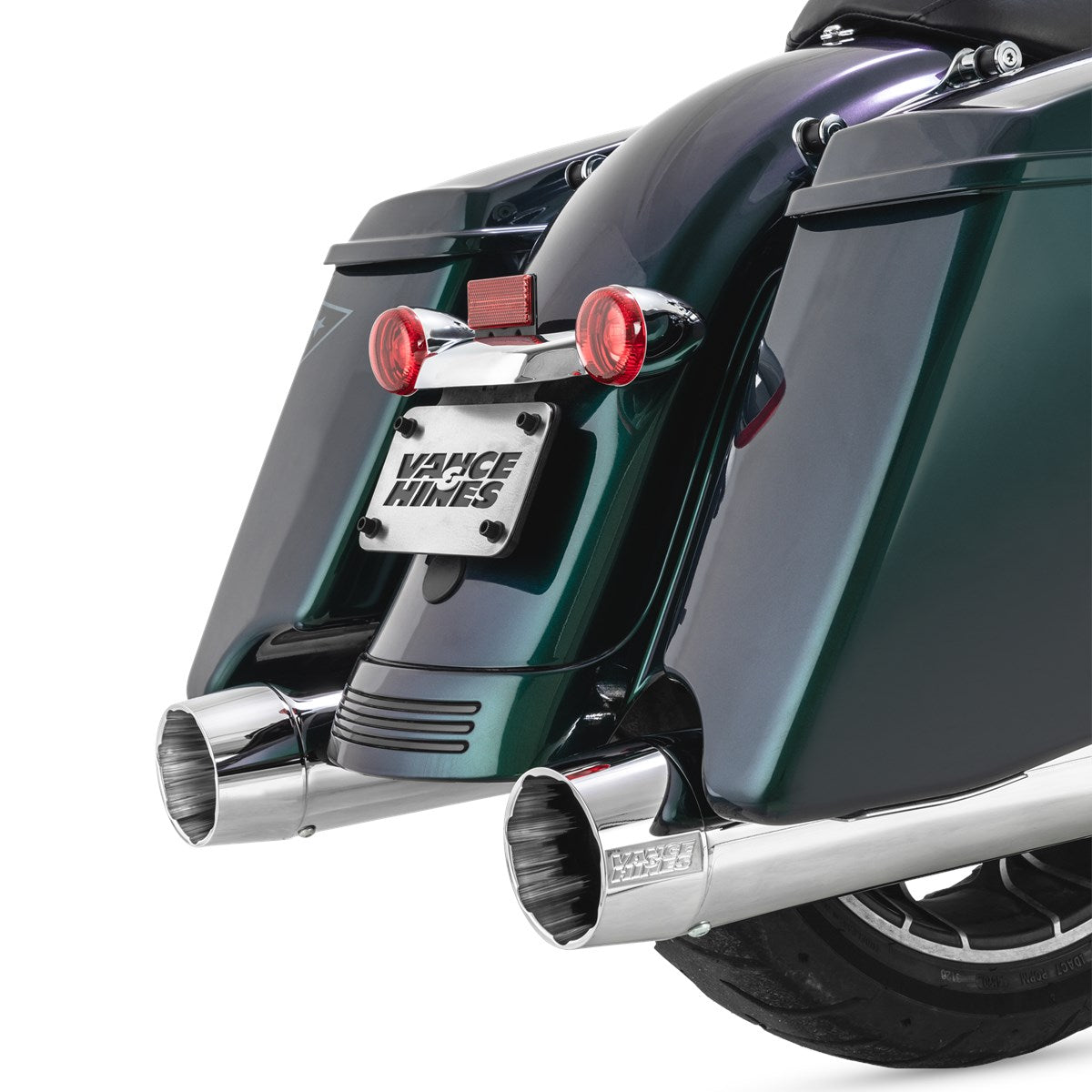 Vance & Hines Blackbird 450 Slip-ons – Chrome – 16792 — manufacturer image 3
