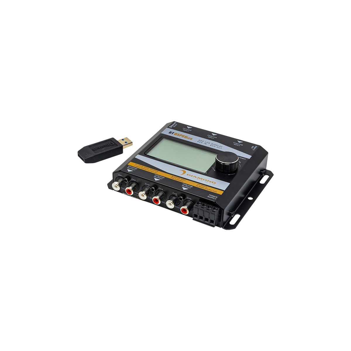 Diamond Audio BTDSP66LCD 6-Channel Digital Signal Processor W/Bluetooth & LCD Display — image 2