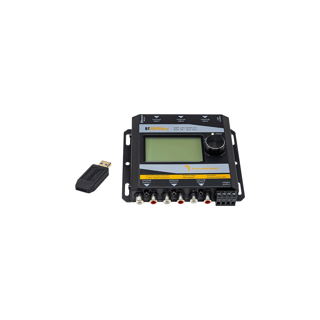 Diamond Audio BTDSP66LCD 6-Channel Digital Signal Processor W/Bluetooth & LCD Display — image 3