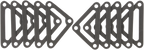 COMETIC Oil Filler Spout Gasket - '91-'98 Dyna C9489F — image 1