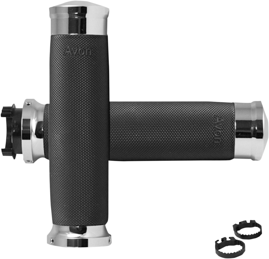 AVON GRIPS Custom Contour Grips - TBW - Chrome CC-85-CH-F24 — image 2