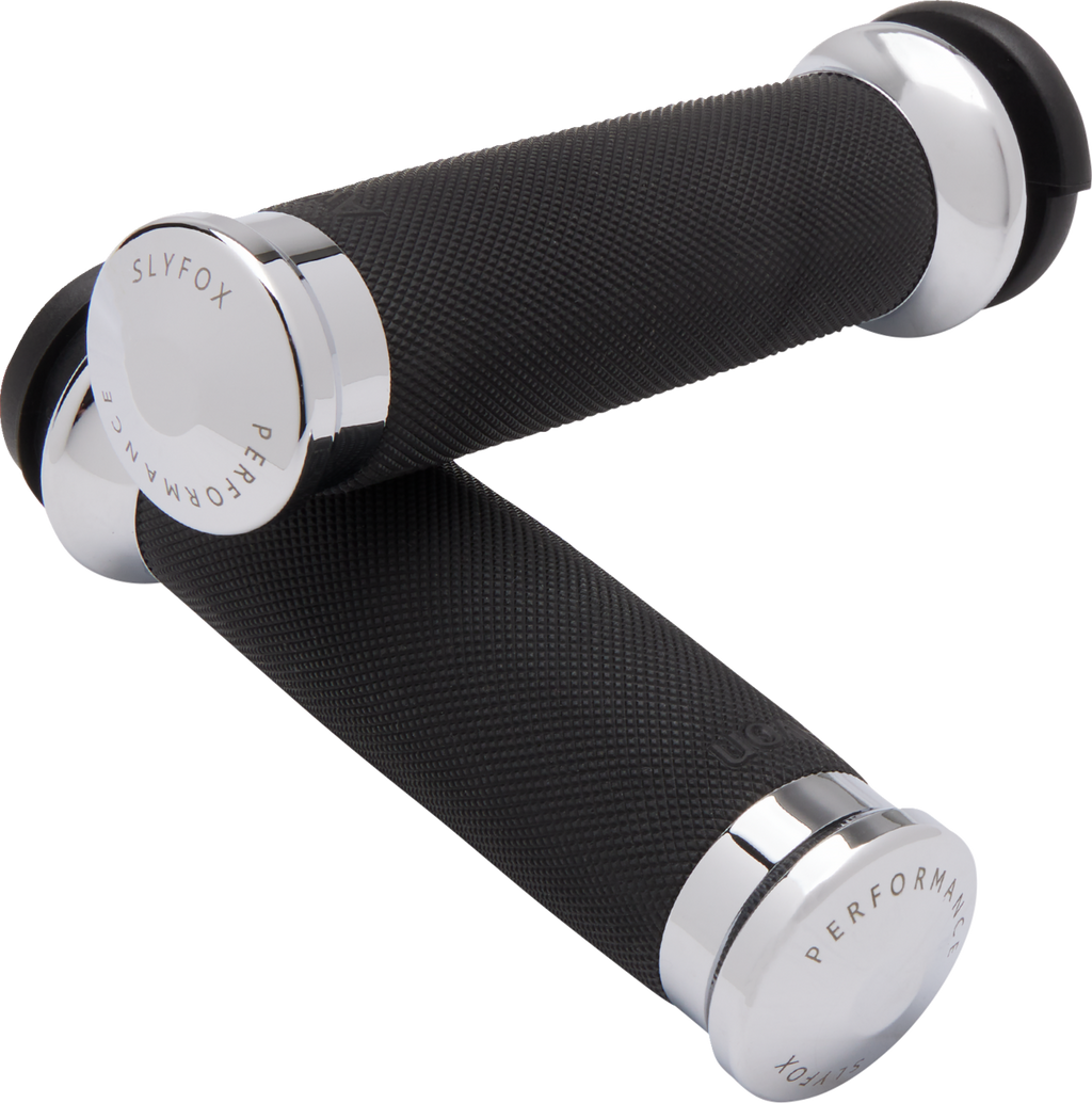 SLYFOX Grips - TBW - Chrome CC-85-CH-FL-FOX — image 1