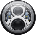 CUSTOM DYNAMICS Headlamp - 7" - LED - Chrome CD-7-13-C — image 1