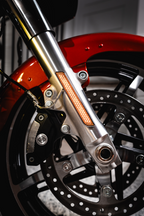 CUSTOM DYNAMICS LED Fork Light - Amber - Chrome CD-FORK-BCM-AC — image 2