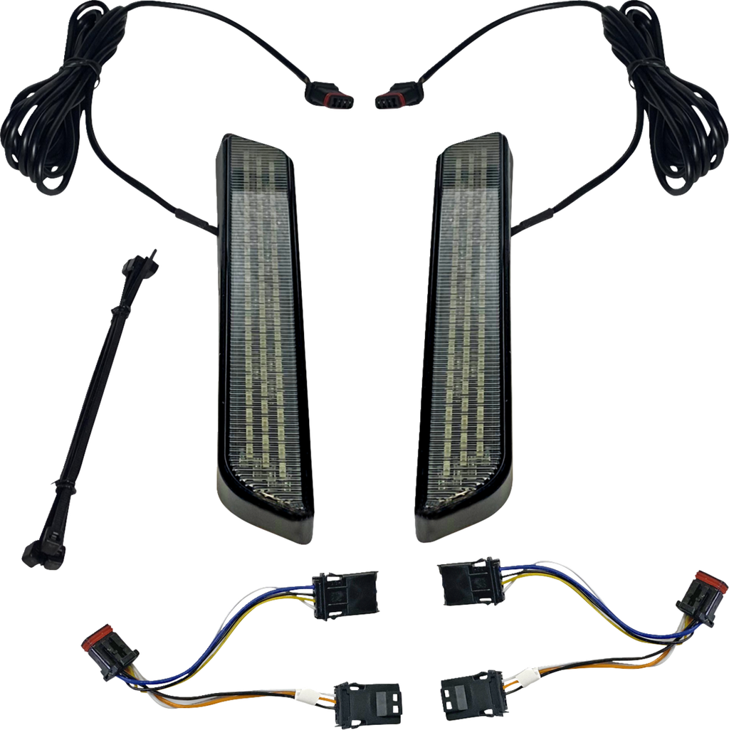 CUSTOM DYNAMICS LED Fork Light - Smoke - Black CD-FORK-BCM-SB — image 1