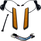 CUSTOM DYNAMICS LED Fork Light - Amber - Black CD-FORK-HD-AB — image 1