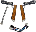 CUSTOM DYNAMICS LED Fork Light - Amber - Chrome CD-FORK-HD-AC — image 1