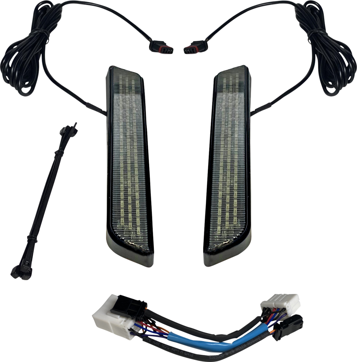 CUSTOM DYNAMICS LED Fork Light - Smoke - Black CD-FORK-HD-SB — image 1