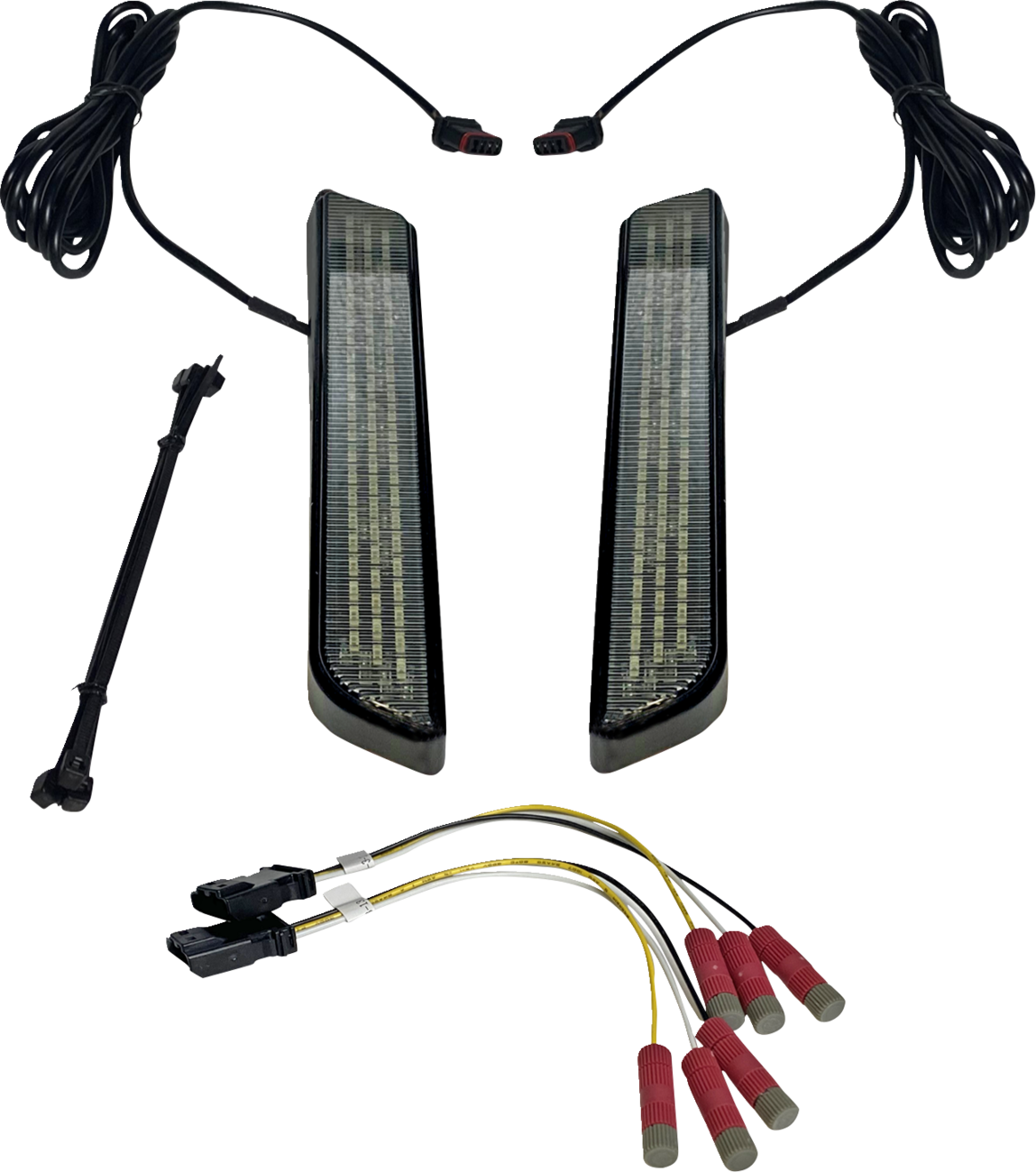 CUSTOM DYNAMICS LED Fork Light - Smoke - Black CD-FORK-UNV-SB — image 1
