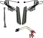 CUSTOM DYNAMICS LED Fork Light - Smoke - Chrome CD-FORK-UNV-SC — image 1