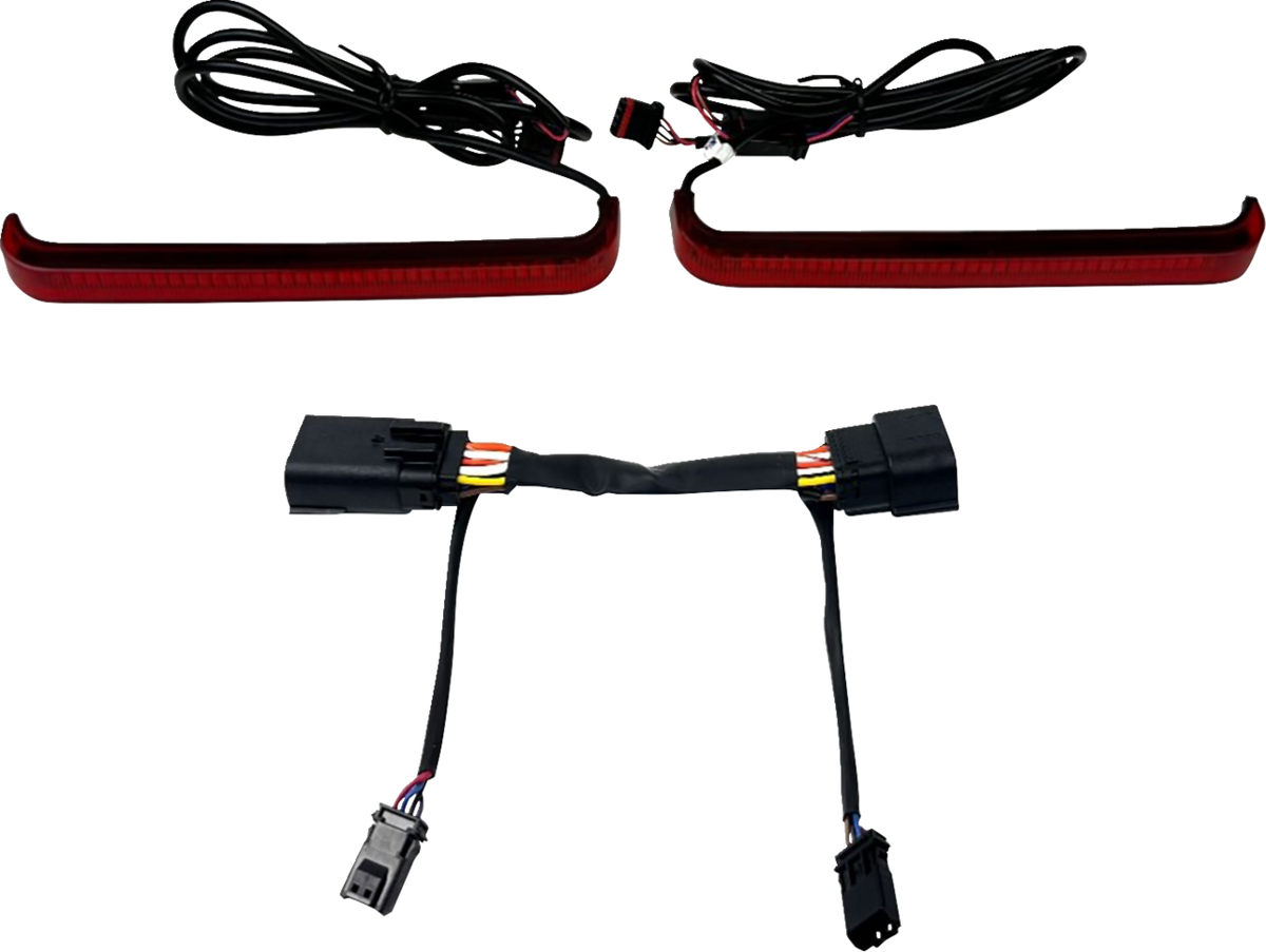 CUSTOM DYNAMICS LED Saddlebag Light - Low-Profile - Red CD-LP-23-R — image 1