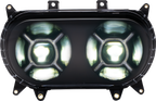 CUSTOM DYNAMICS LED Headlight - Black - FLTR CD-RG-H-B — image 1