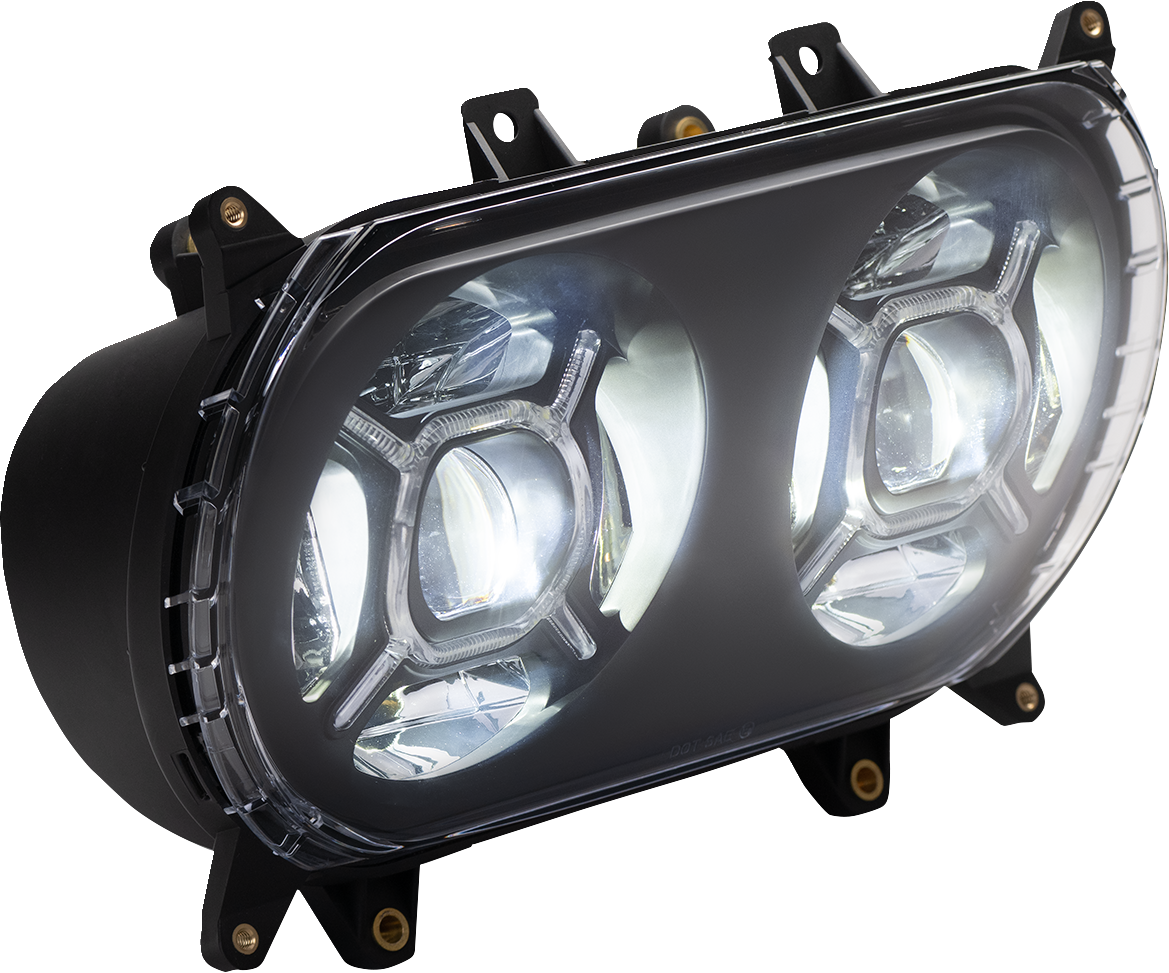 CUSTOM DYNAMICS LED Headlight - Black - FLTR CD-RG-H-B — image 2