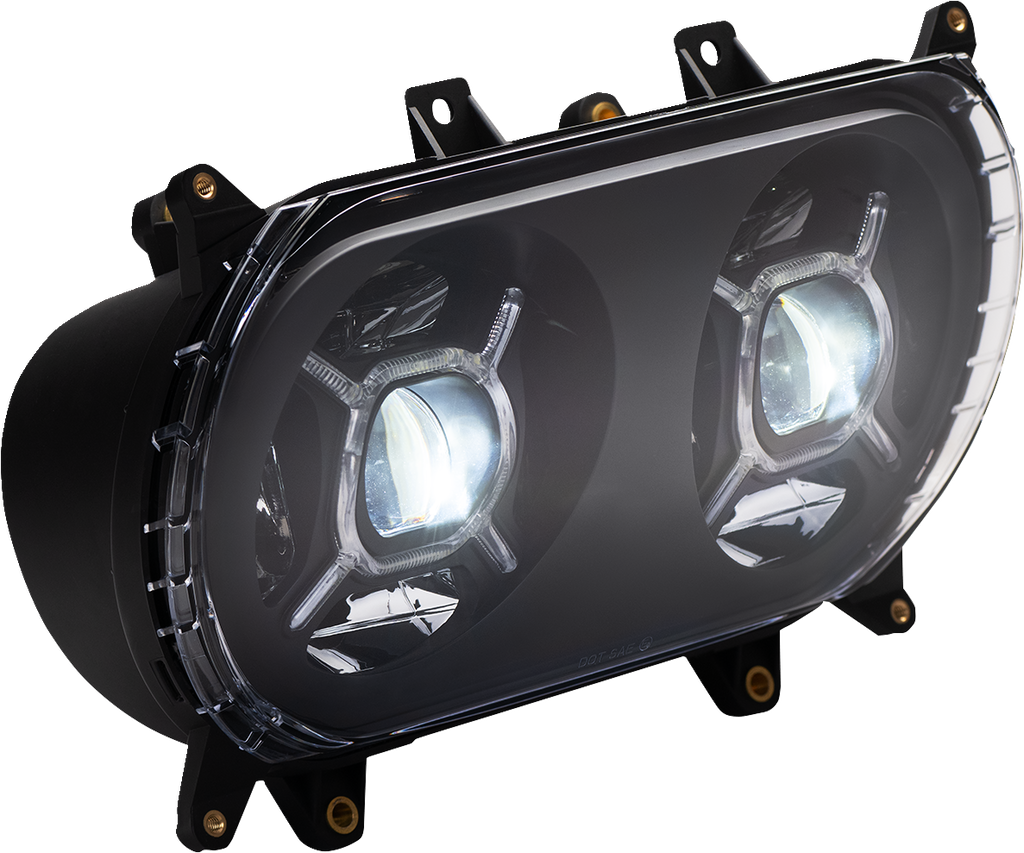 CUSTOM DYNAMICS LED Headlight - Black - FLTR CD-RG-H-B — image 3