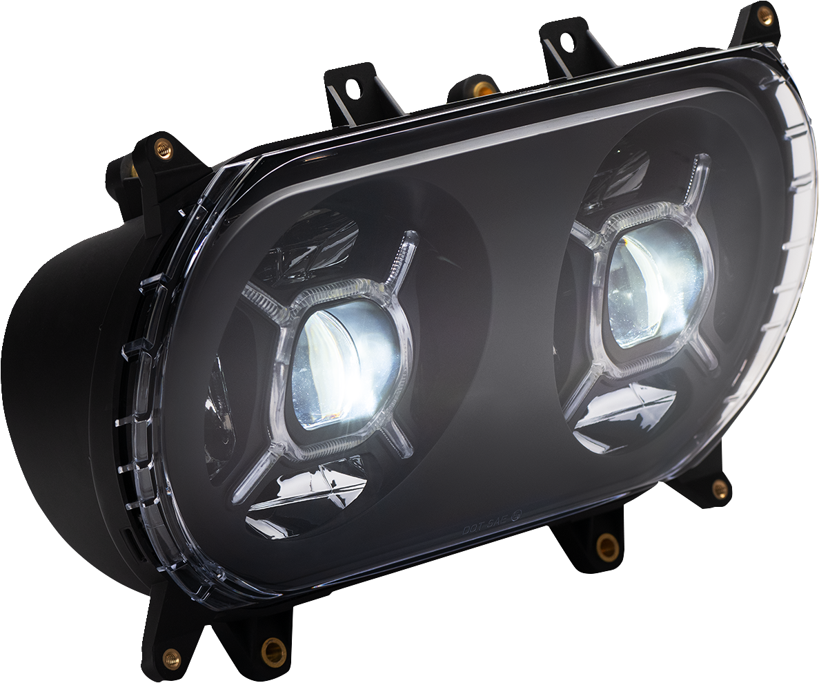 CUSTOM DYNAMICS LED Headlight - Black - FLTR CD-RG-H-B — image 3