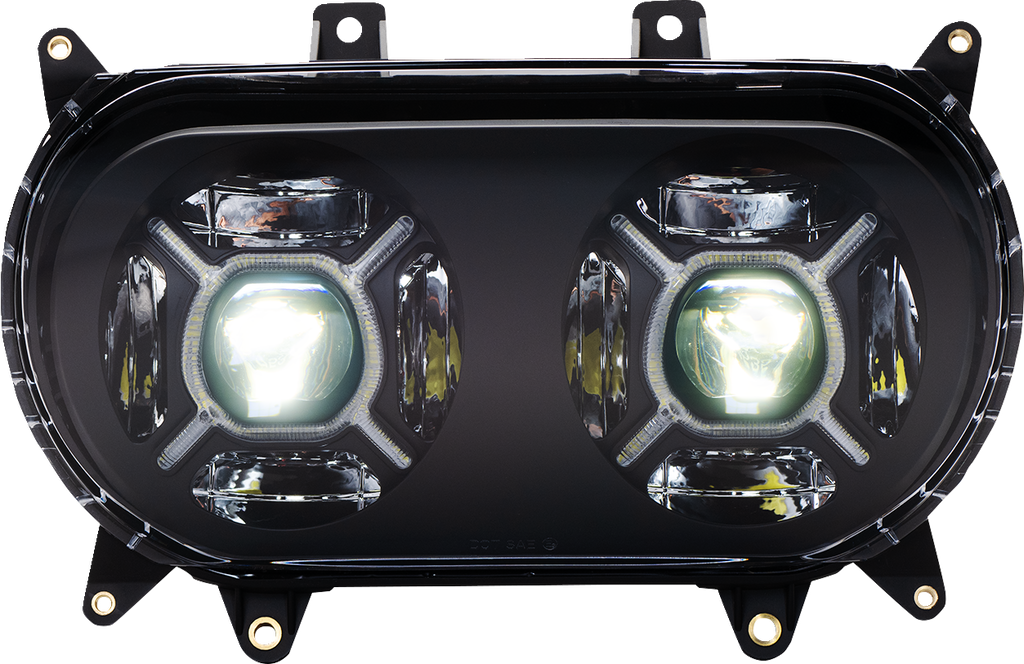 CUSTOM DYNAMICS LED Headlight - Black - FLTR CD-RG-H-B — image 4