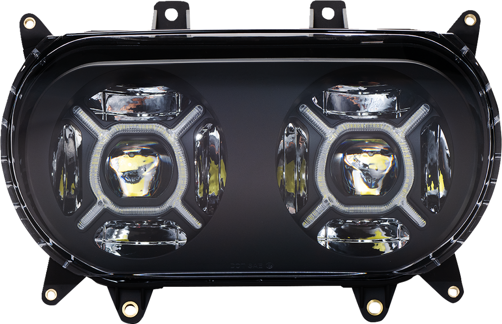 CUSTOM DYNAMICS LED Headlight - Black - FLTR CD-RG-H-B — image 5