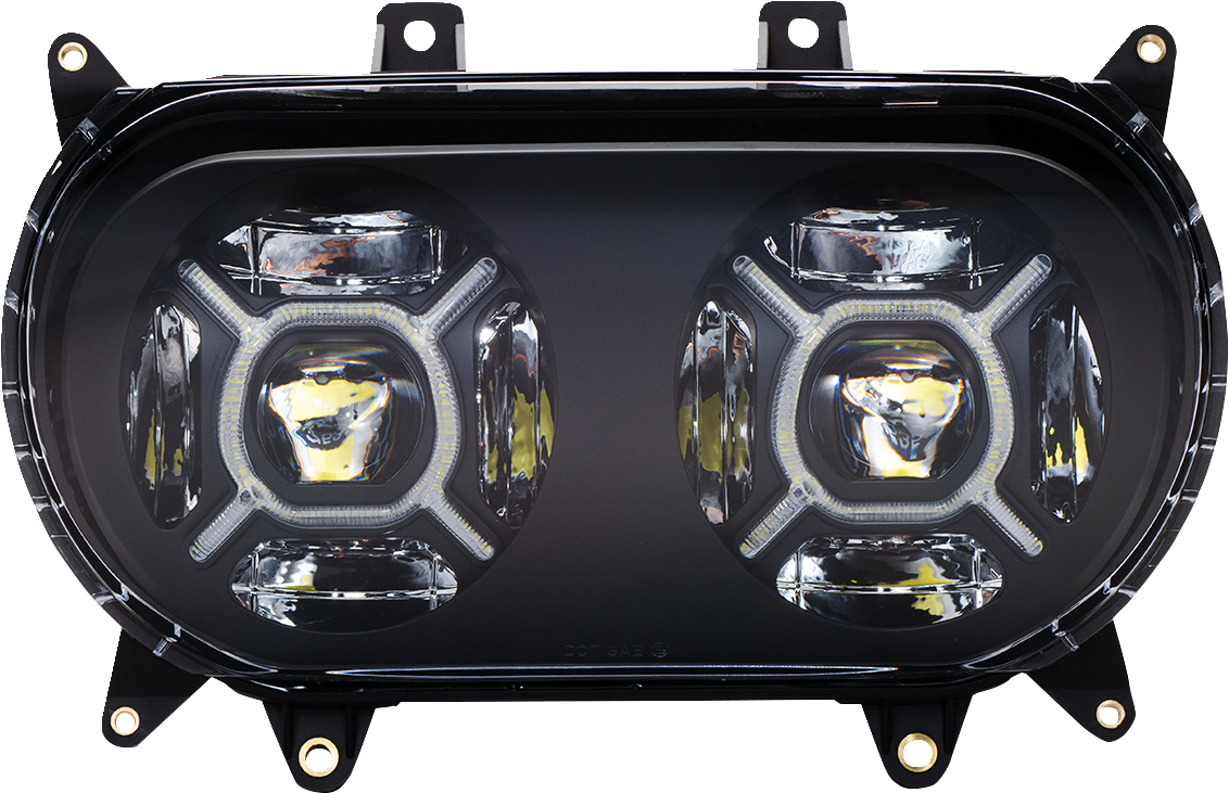 CUSTOM DYNAMICS LED Headlight - Black - FLTR CD-RG-H-B — image 5