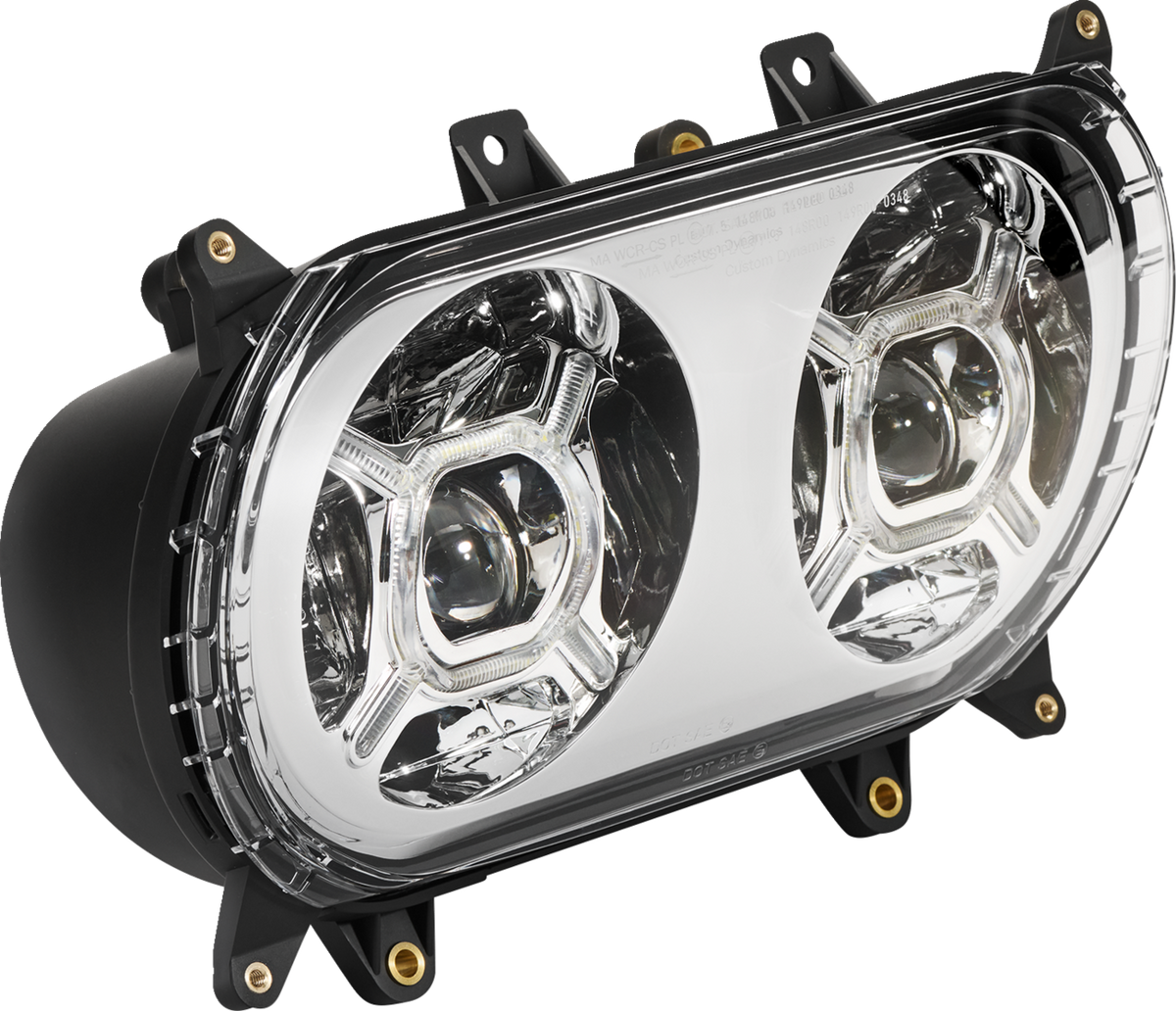 CUSTOM DYNAMICS LED Headlight - Chrome - FLTR CD-RG-H-C — image 2