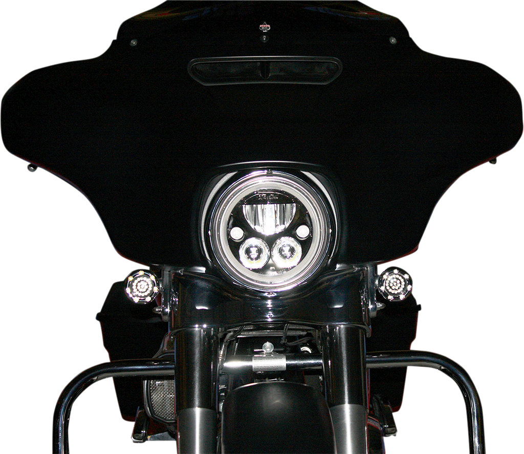 CUSTOM DYNAMICS LED Headlight - 7" - Black CDTB-7-B — image 2