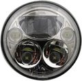 CUSTOM DYNAMICS LED Headlight - 7" - Chrome CDTB-7-C — image 1