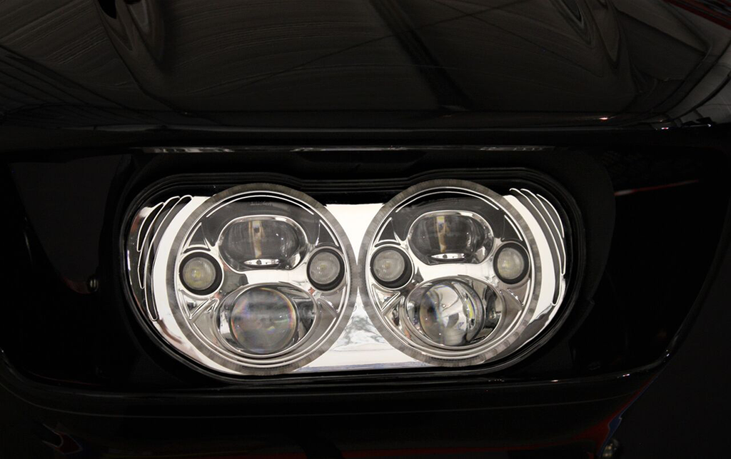 CUSTOM DYNAMICS Headlight - Chrome - FLTR CDTB-RG-15-C — image 2