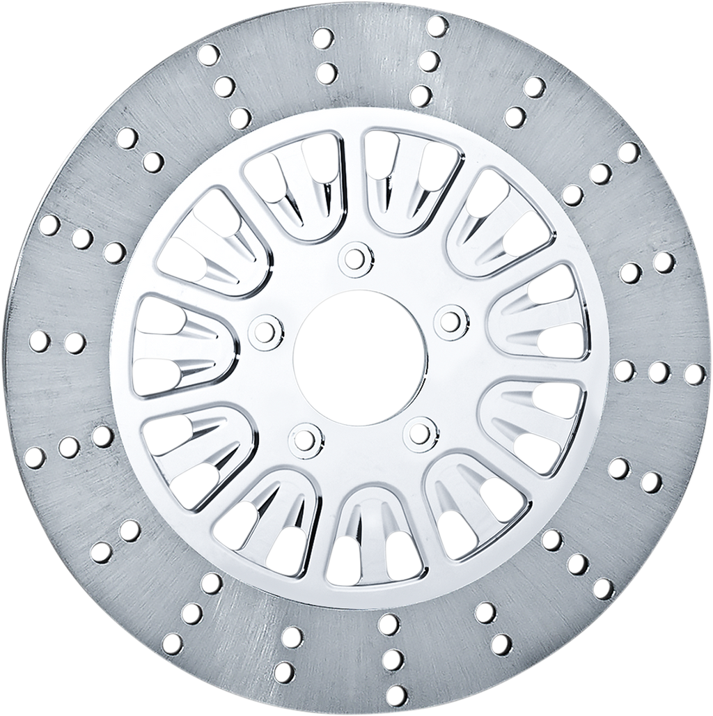 RC COMPONENTS Brake Rotor - Rear Right - Illusion - Chrome COG117126CRR2K — image 1