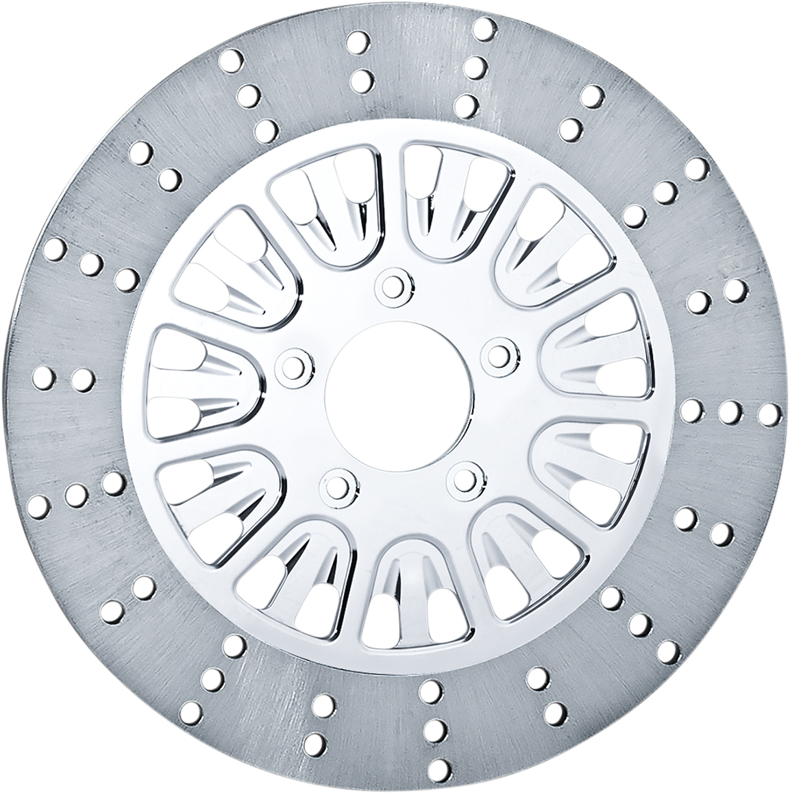 RC COMPONENTS Brake Rotor - Rear Right - Illusion - Chrome COG117126CRR2K — image 1