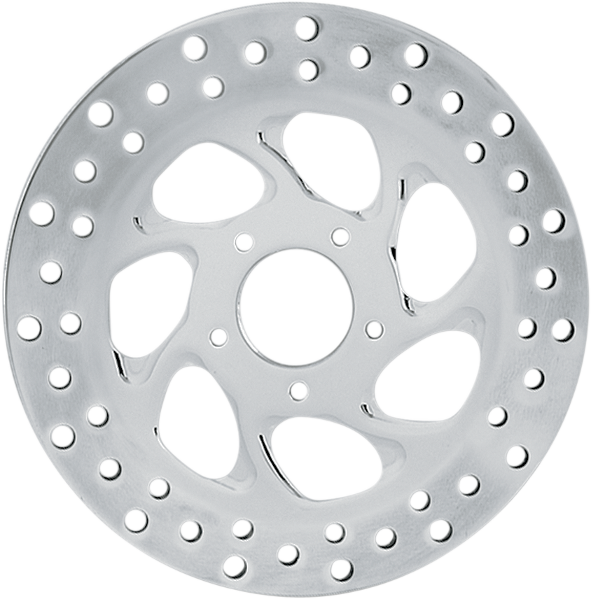 RC COMPONENTS Brake Rotor - Rear Right - Illusion - Chrome COG117126CRR2K — image 2