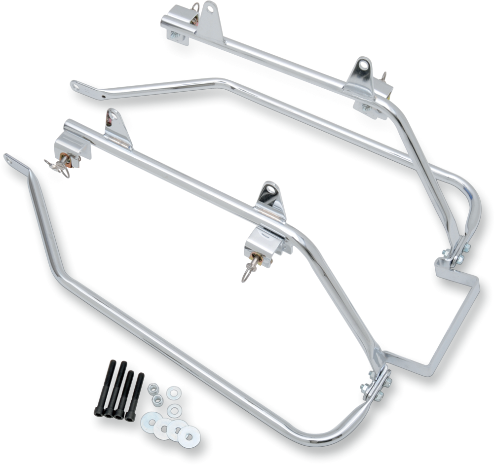 CYCLE VISIONS Saddlebag Mounts - Chrome - FLST '08-'17 CV-7206 — image 1