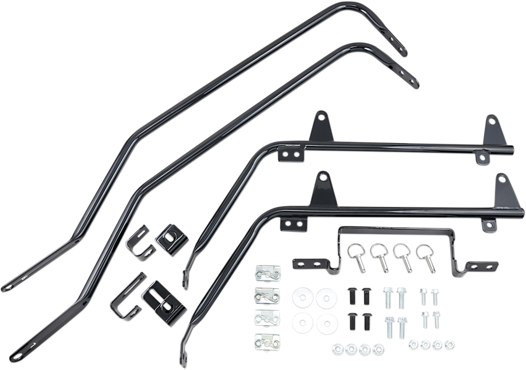 CYCLE VISIONS Saddlebag Mounts - Black - FL '18-'21 CV-7218 — image 1