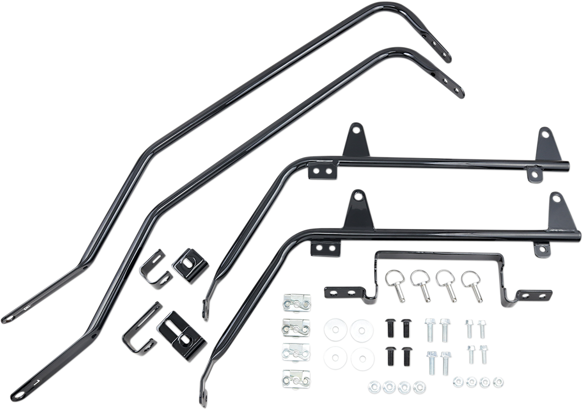 CYCLE VISIONS Saddlebag Mounts - Black - FL '18-'21 CV-7218 — image 1