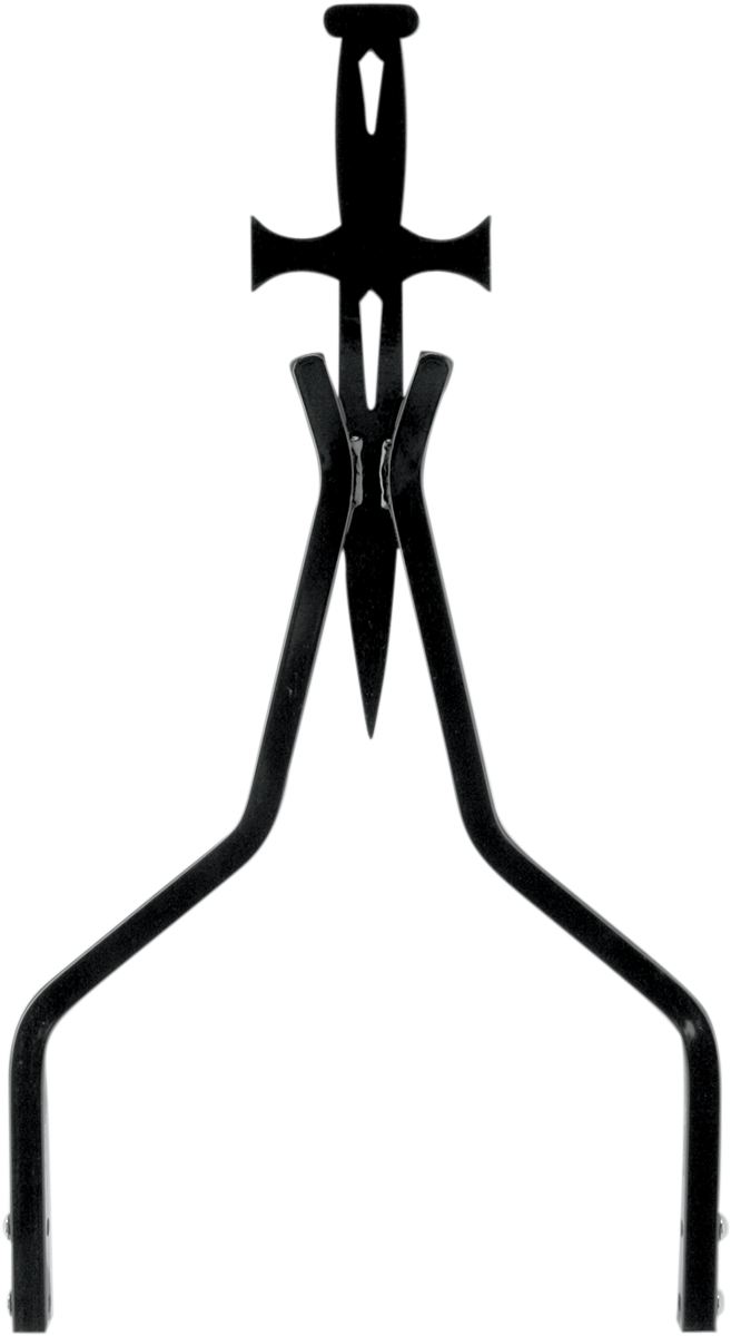 CYCLE VISIONS Sissy Bar Stick - Black - 18" Daggertude CV-8029B — image 1