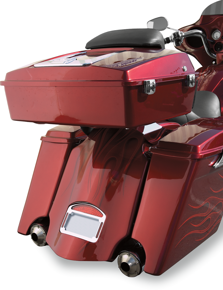 CYCLE VISIONS Saddlebag - with Exhaust Cut-out - Left CV7260 — image 2