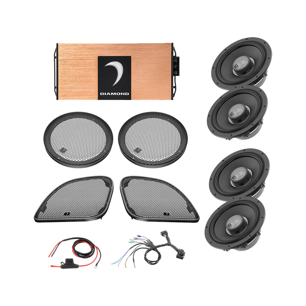 Diamond Audio DA1423RGTP1 14 - 23 Harley Davidson® Road Glide 4-Speaker System — image 1