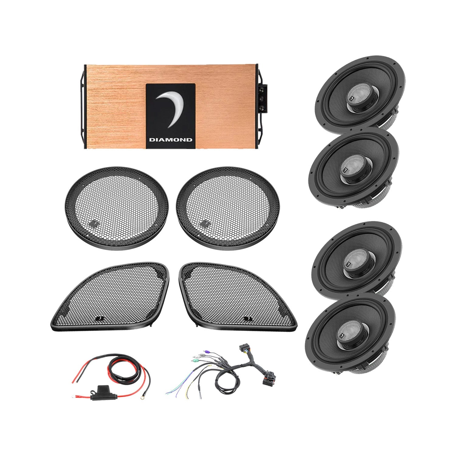 Diamond Audio DA1423RGTP1 14 - 23 Harley Davidson® Road Glide 4-Speaker System — image 1