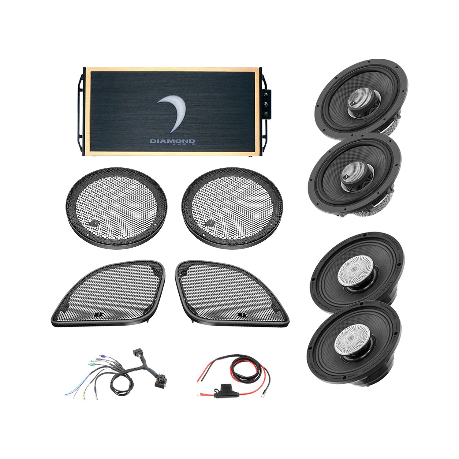 Diamond Audio DA1423RGTP3 14 - 23 Harley Davidson® Road Glide 4-Speaker System — image 1