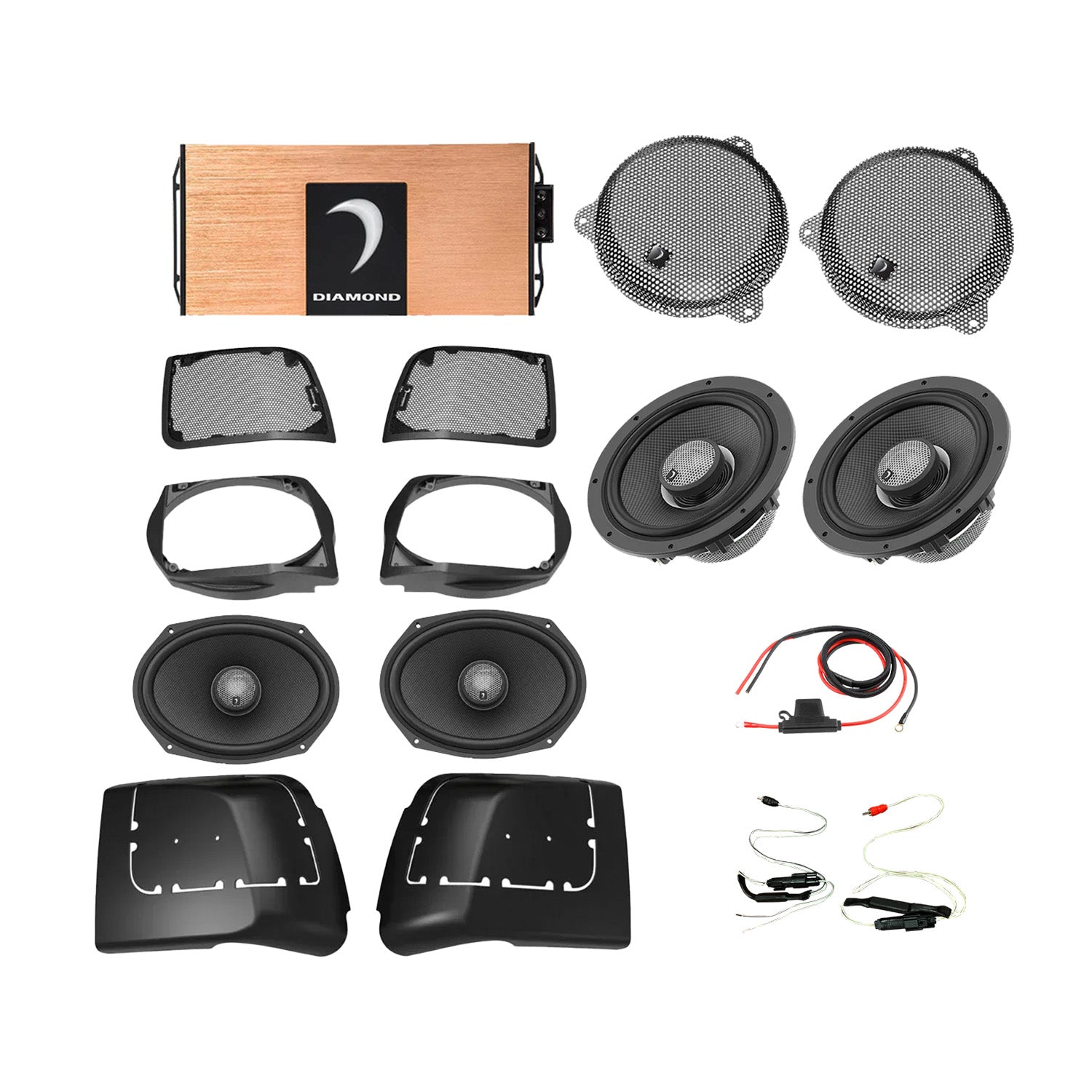 Diamond Audio DA1423SGSP3 14 - 23 Harley Davidson® Street Glide 4-Speaker System — image 1