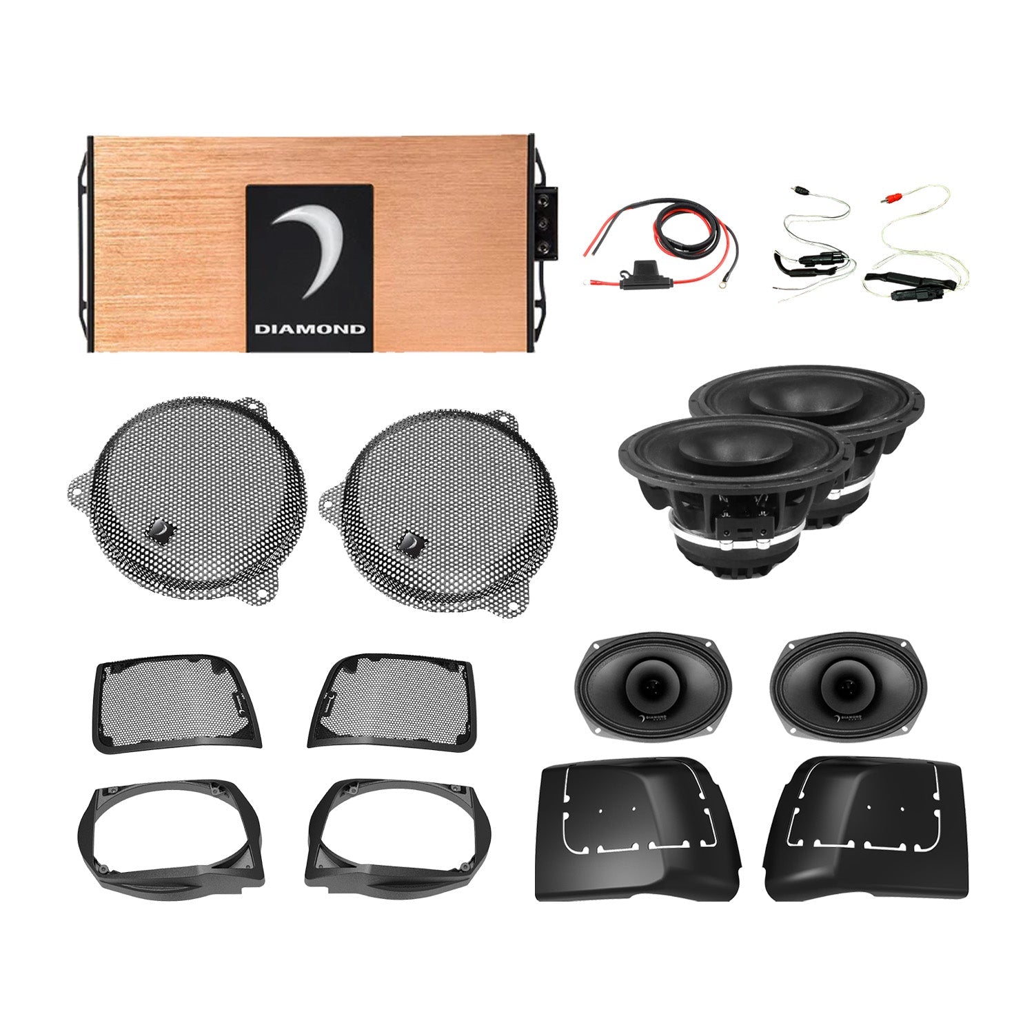 Diamond Audio DA1423SGSP4 14 - 23 Harley Davidson® Street Glide 4-Speaker System — image 1