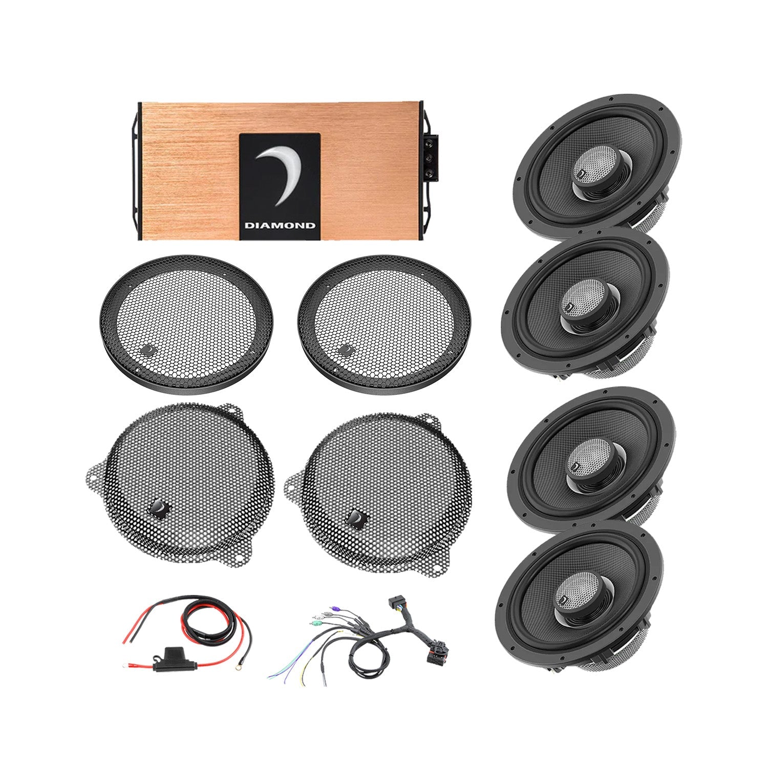 Diamond Audio DA1423SGTP1 14 - 23 Harley Davidson® Street Glide 4-Speaker System — image 1