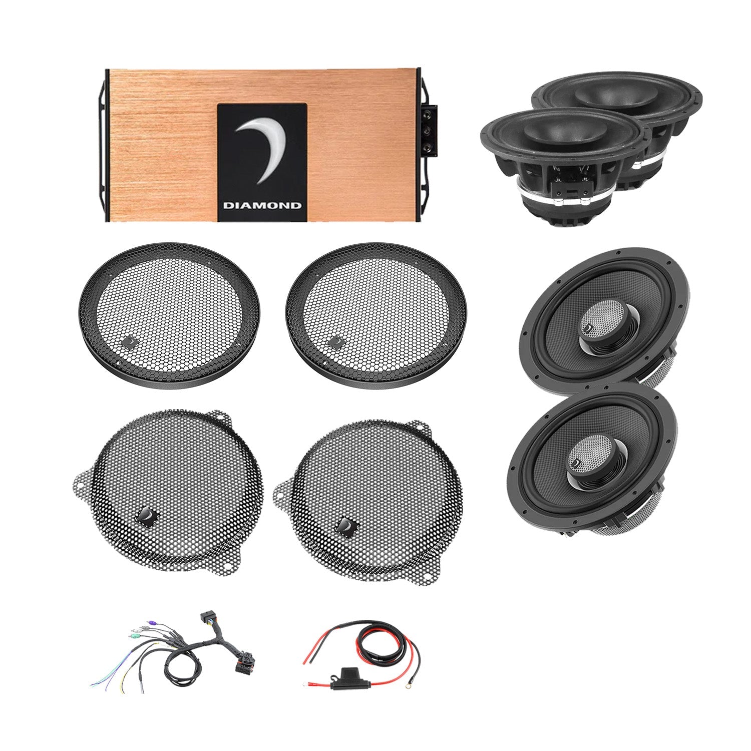 Diamond Audio DA1423SGTP2 14 - 23 Harley Davidson® Street Glide 4-Speaker System — image 1