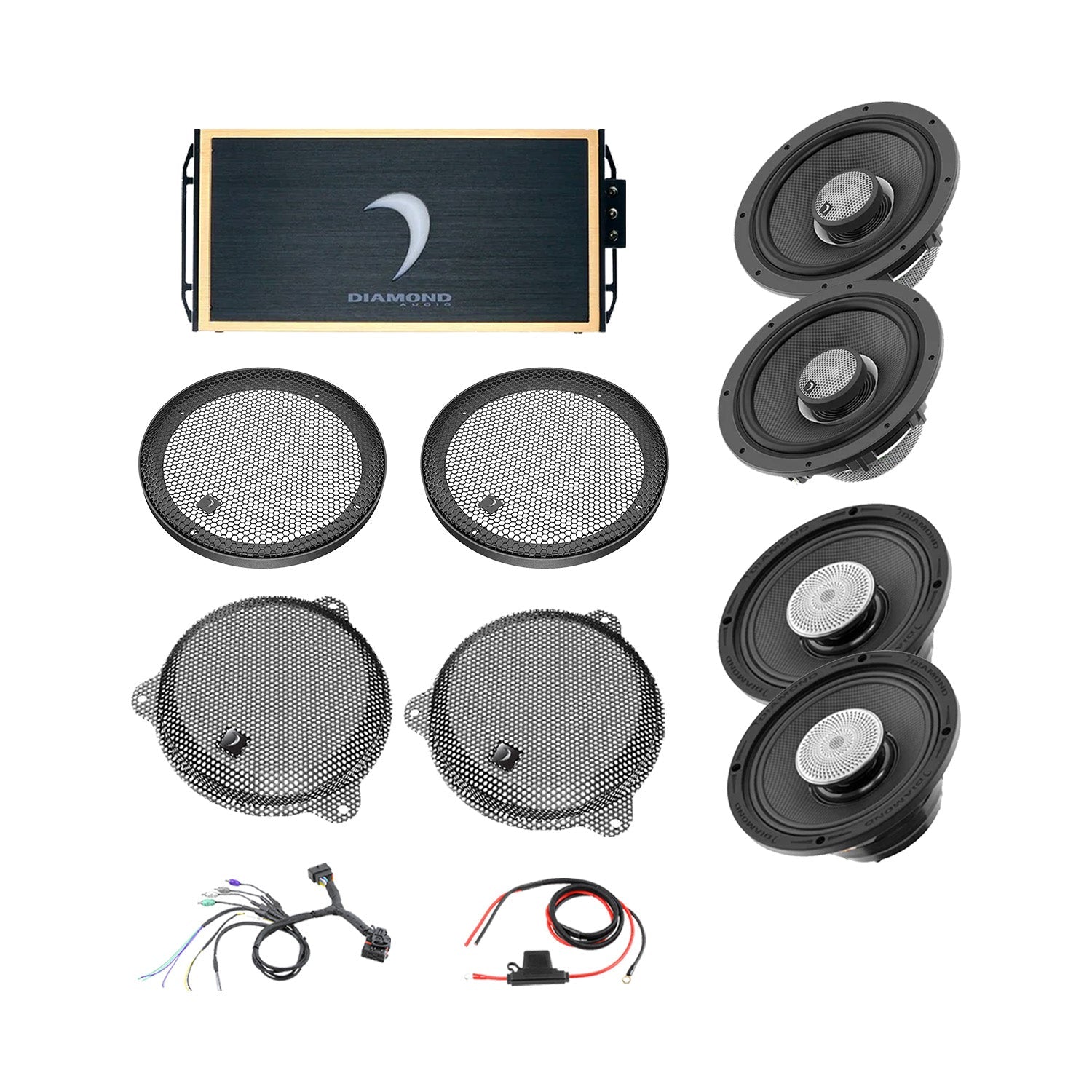 Diamond Audio DA1423SGTP3 14 - 23 Harley Davidson® Street Glide 4-Speaker System — image 1
