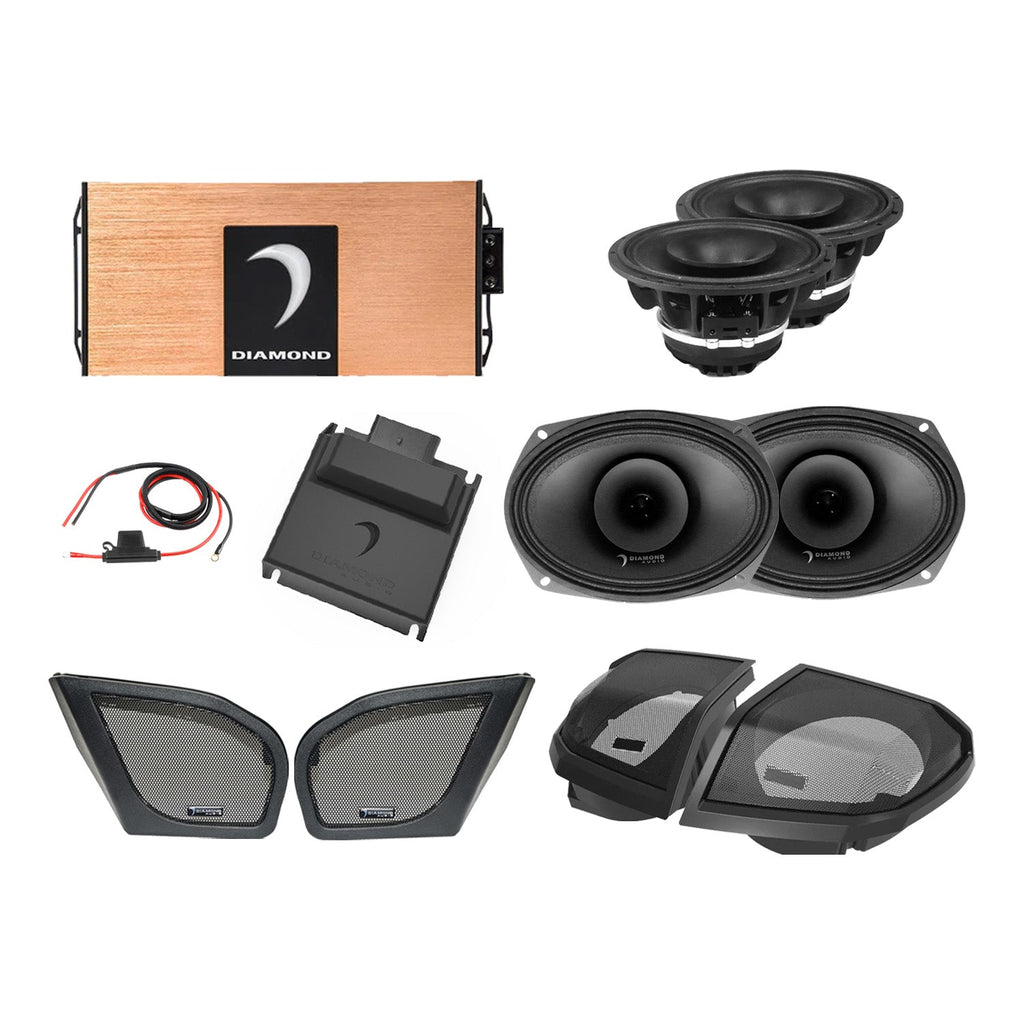 Diamond Audio DA24RGSP4 24+ Harley Davidson® Road Glide 4-Speaker System — image 1