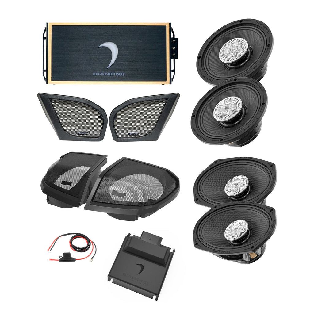 Diamond Audio DA24RGSP5 24+ Harley Davidson® Road Glide 4-Speaker System — image 1
