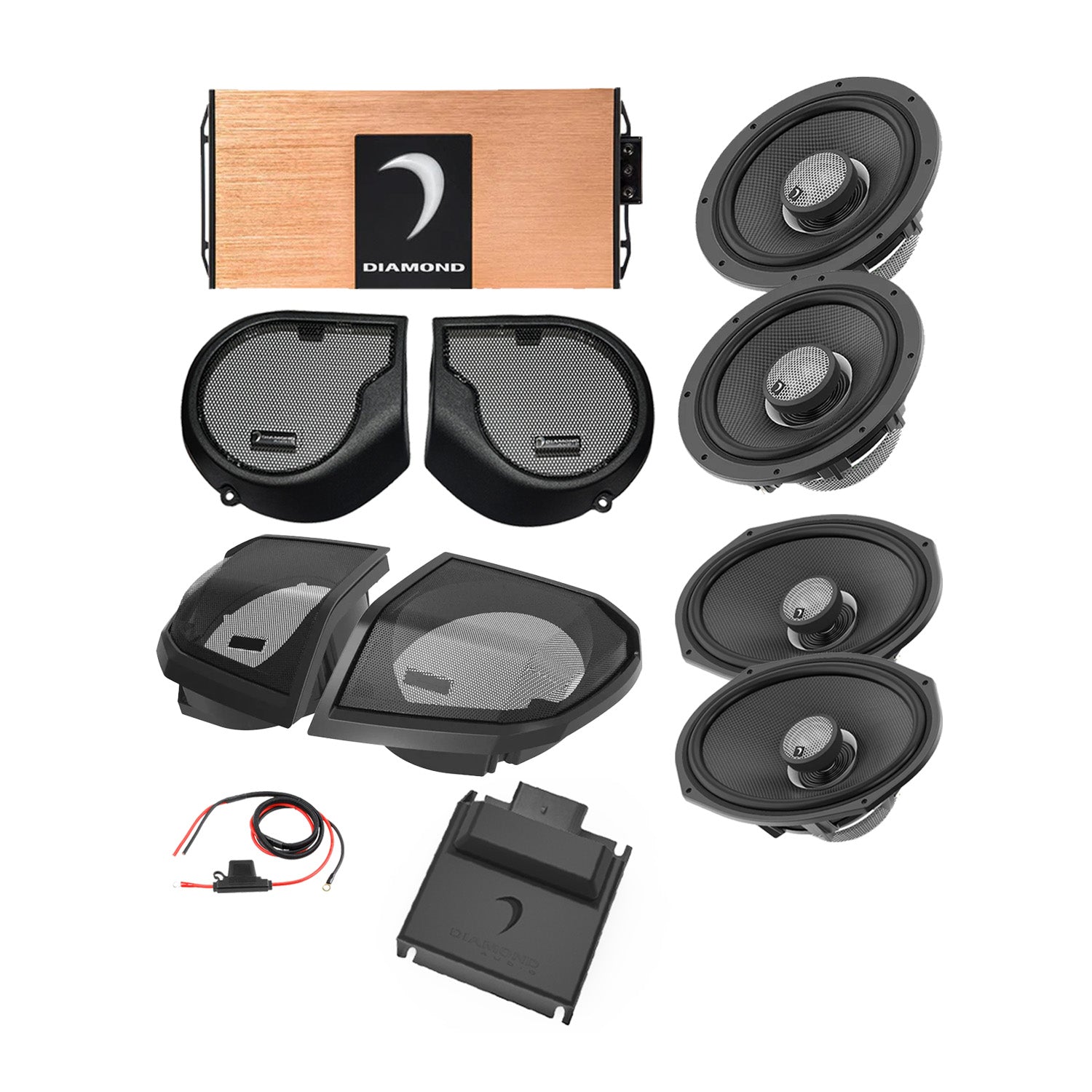 Diamond Audio DA24SGSP3 24+ Harley Davidson® Street Glide 4-Speaker System — image 1