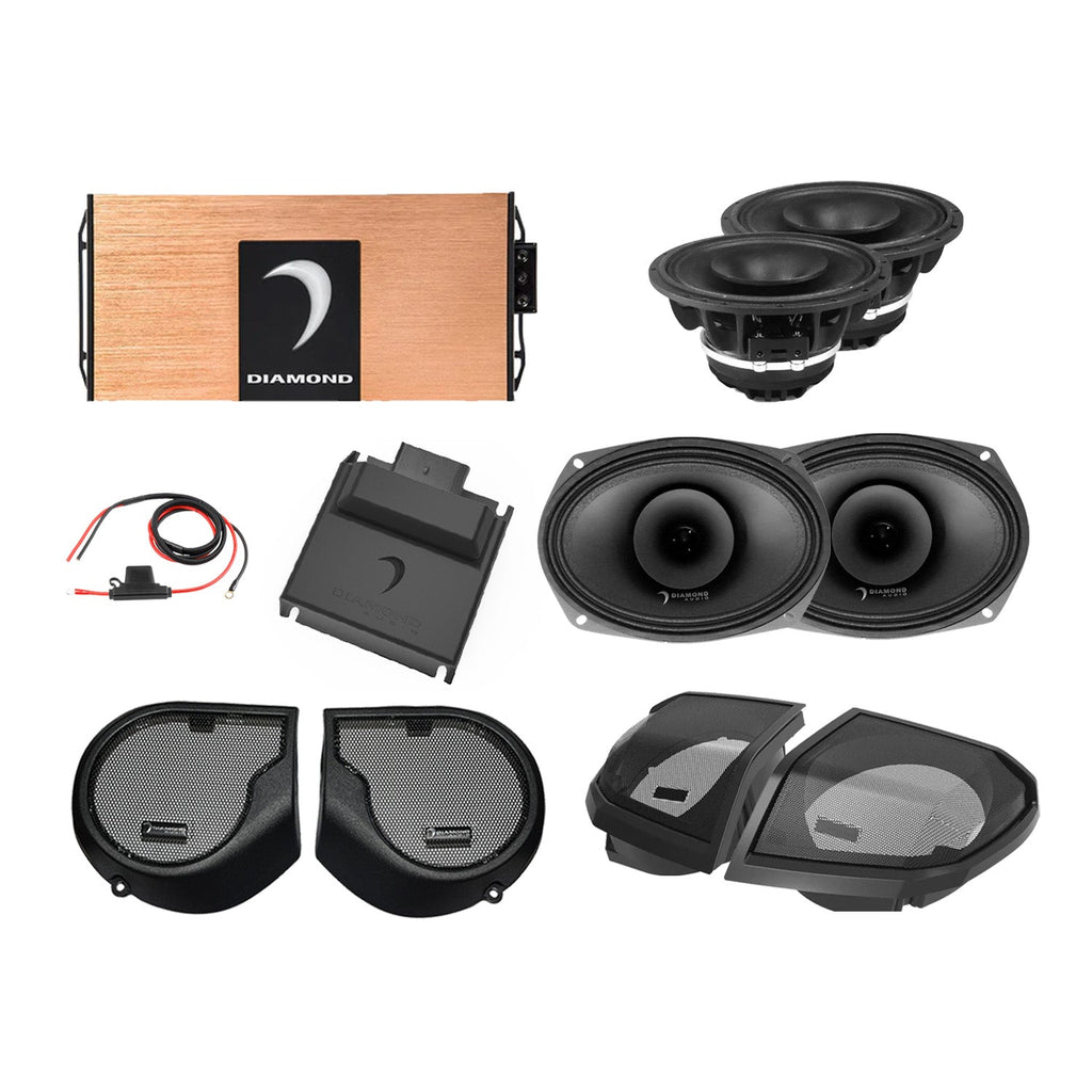 Diamond Audio DA24SGSP4 24+ Harley Davidson® Street Glide 4-Speaker System — image 1