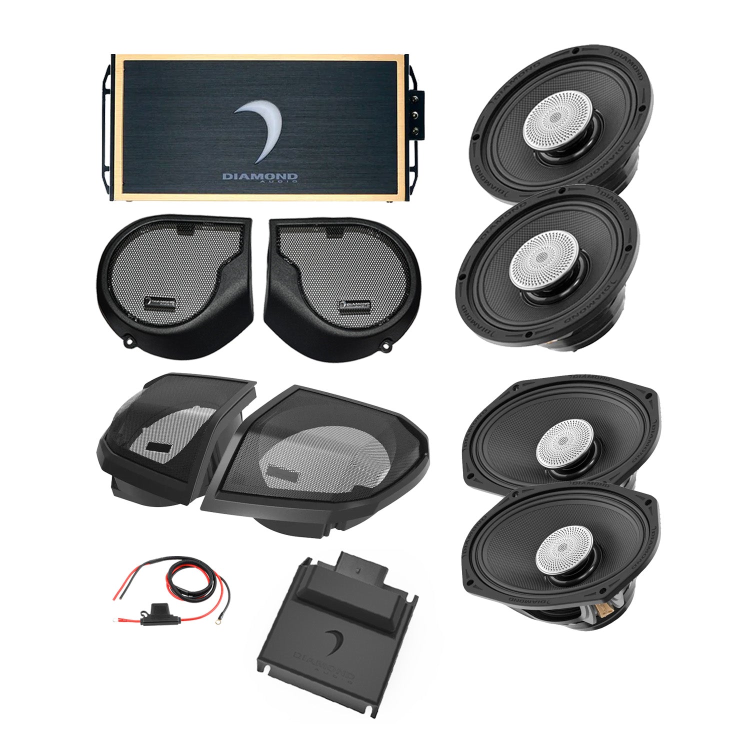 Diamond Audio DA24SGSP5 24+ Harley Davidson® Street Glide 4-Speaker System — image 1
