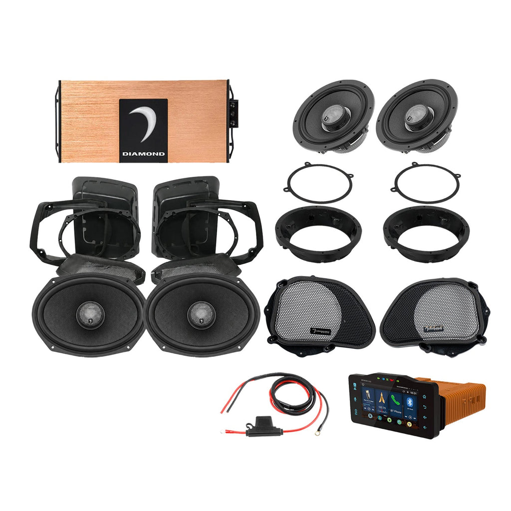 Diamond Audio DA9813RGSP3R 98 - 13 Harley Davidson® Road Glide 4-Speaker System — image 1